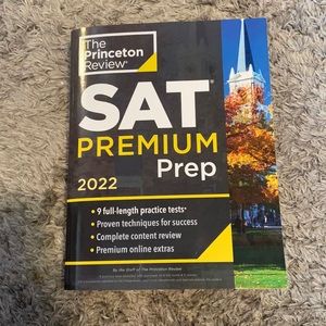 SAT Premium Prep 2022 Practice Book • Never been used before • Brand new